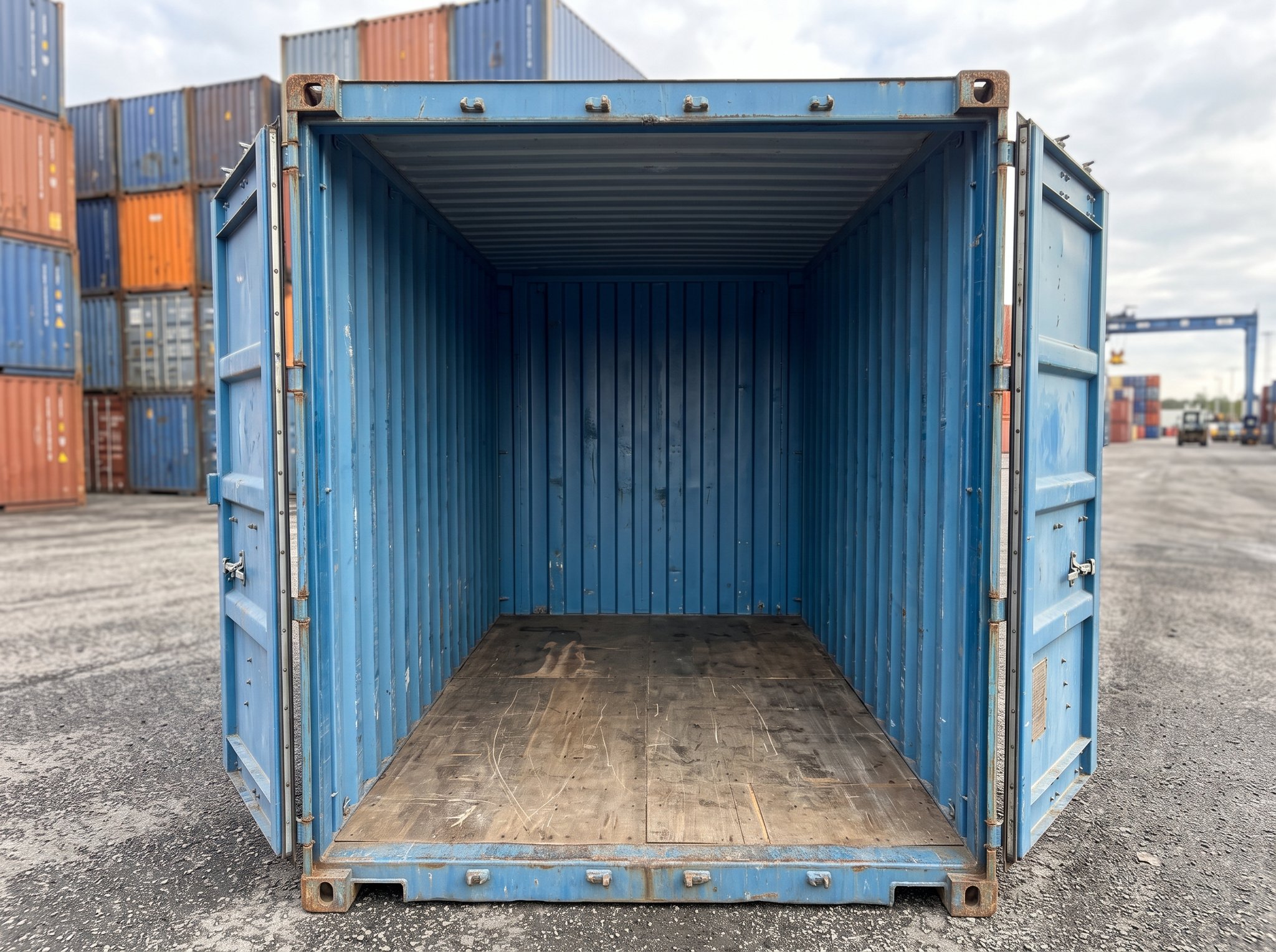 10 Fuß Lagercontainer – Neuwertig – Innenraum
